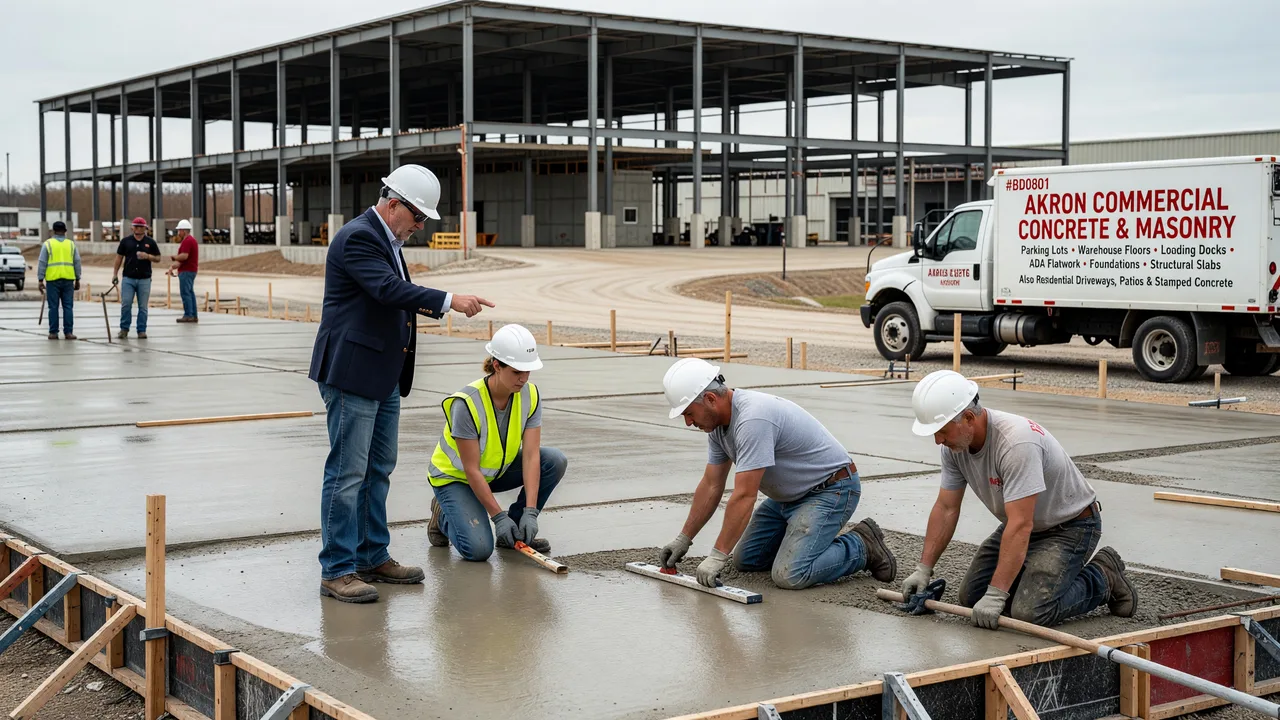 Ultimate Guide to Commercial Concrete Construction for Property Managers professional Akron blog article header