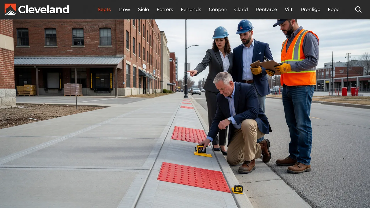 The Importance of ADA Compliant Sidewalks for Property Owners professional Cleveland blog article header