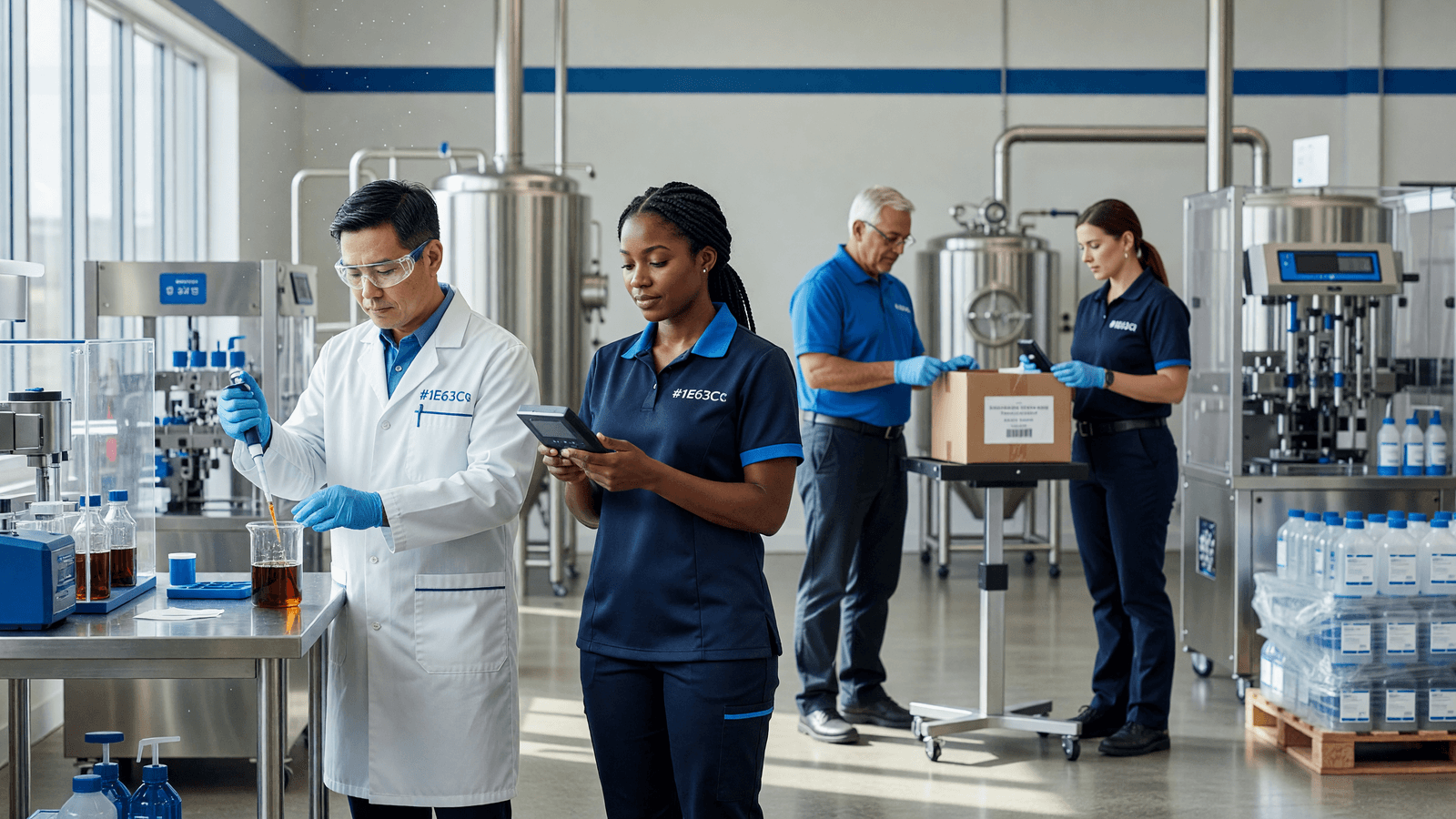 OEM & Custom Scent Manufacturing team professional environment