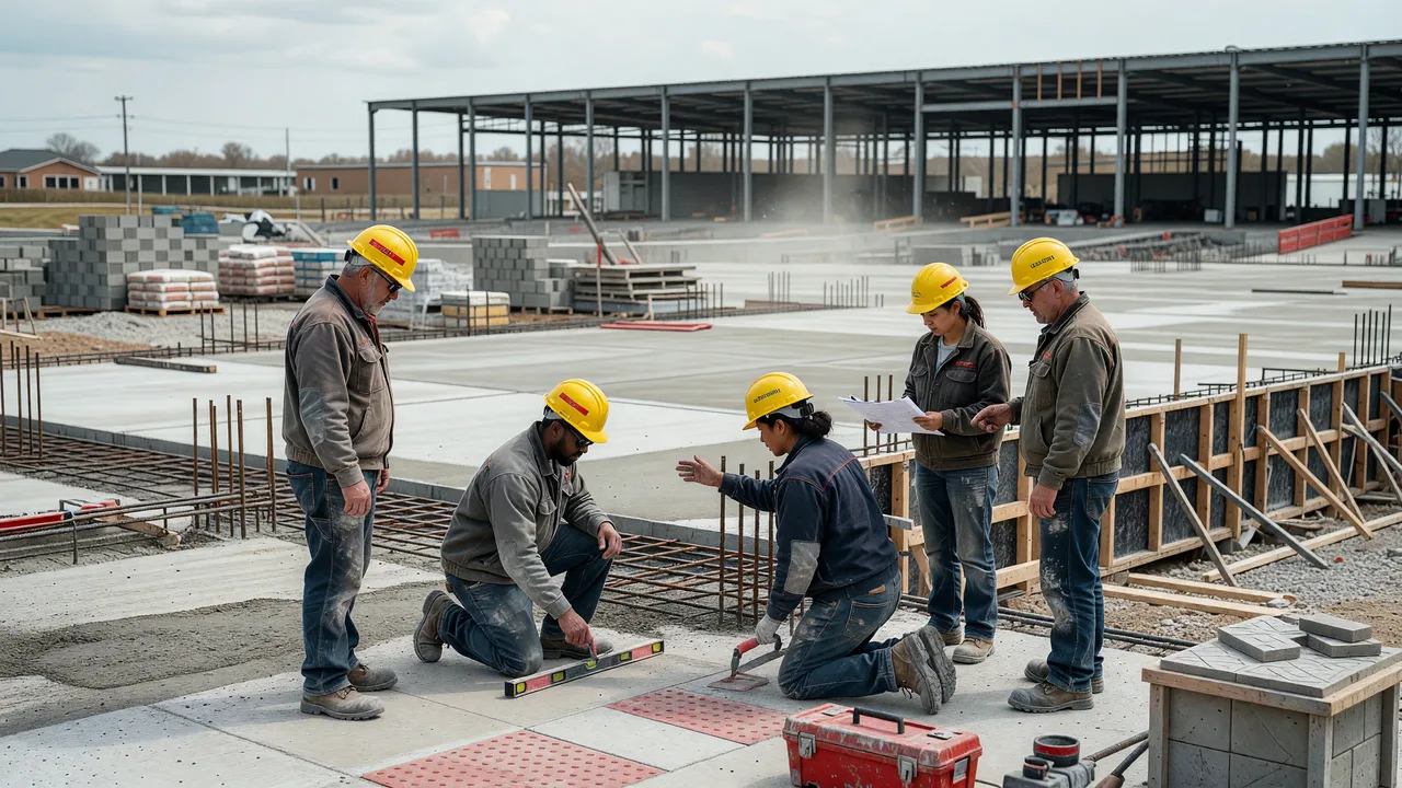 Commercial Concrete Contractor team professional environment