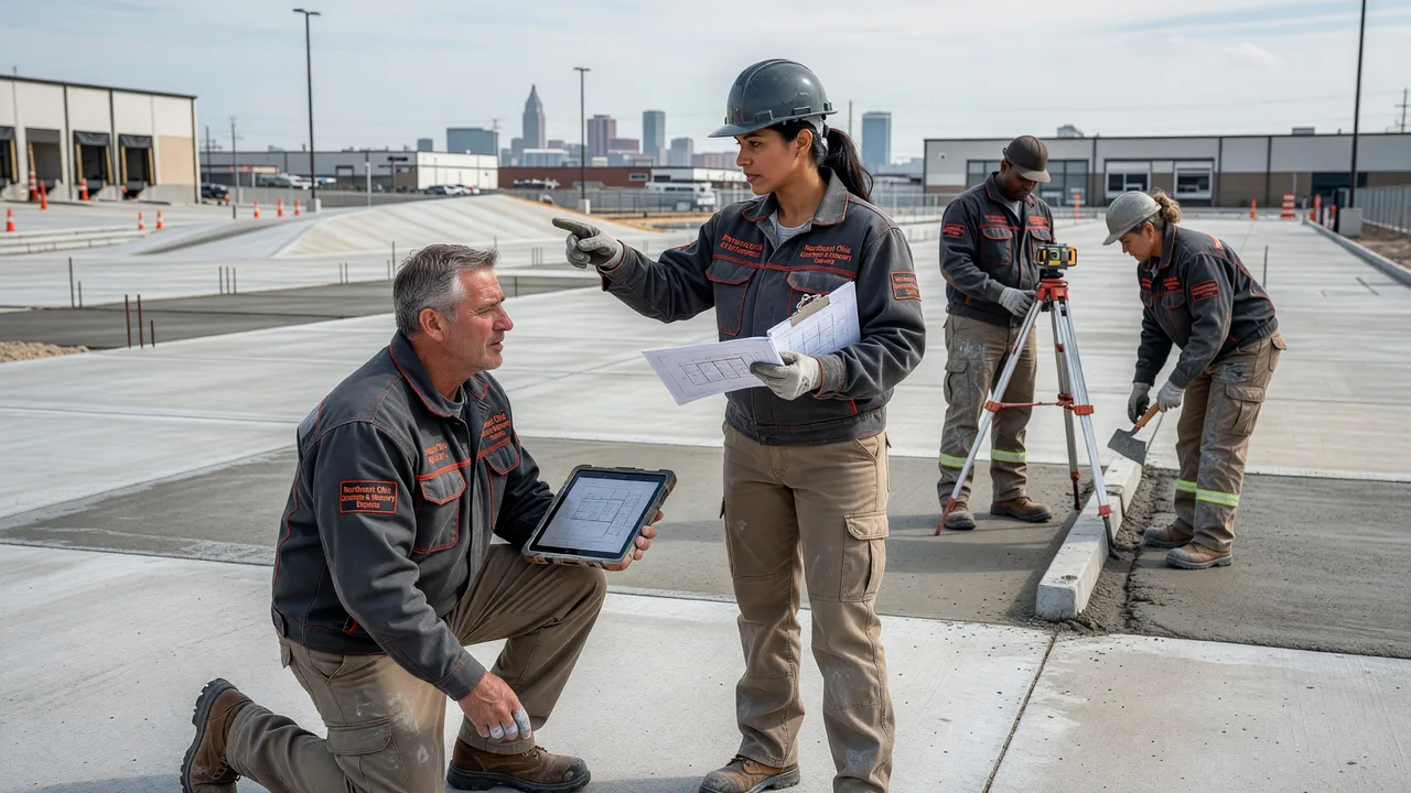 commercial concrete estimate parking lot contractor professional team