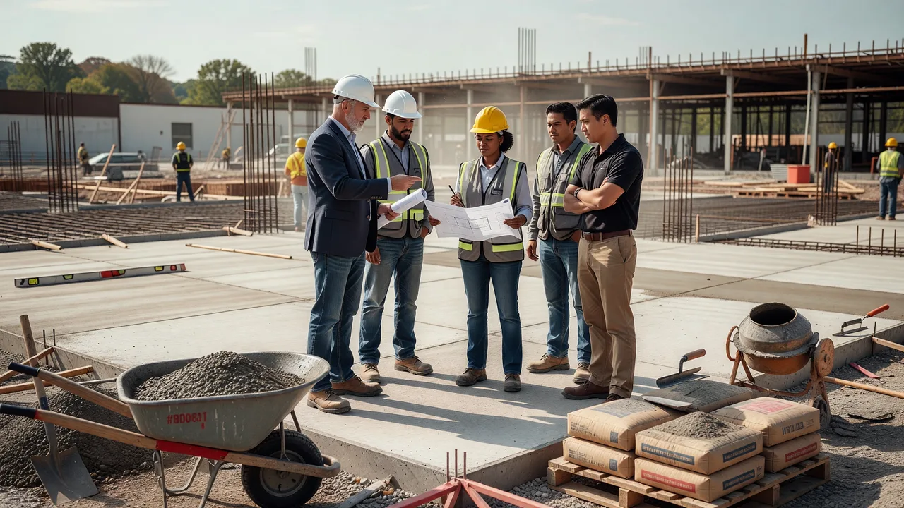 Ready-Mix vs On-Site Batched Concrete for Commercial Projects — Pros and Cons team professional environment