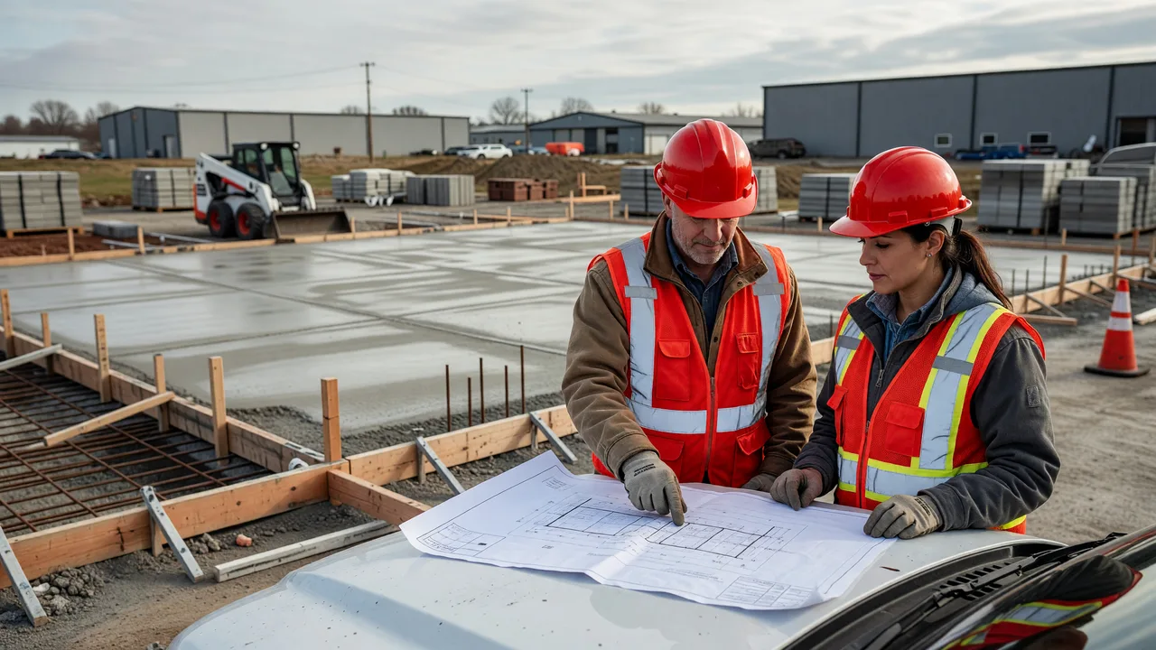What PSI Concrete Do Commercial Parking Lots Need? professional business