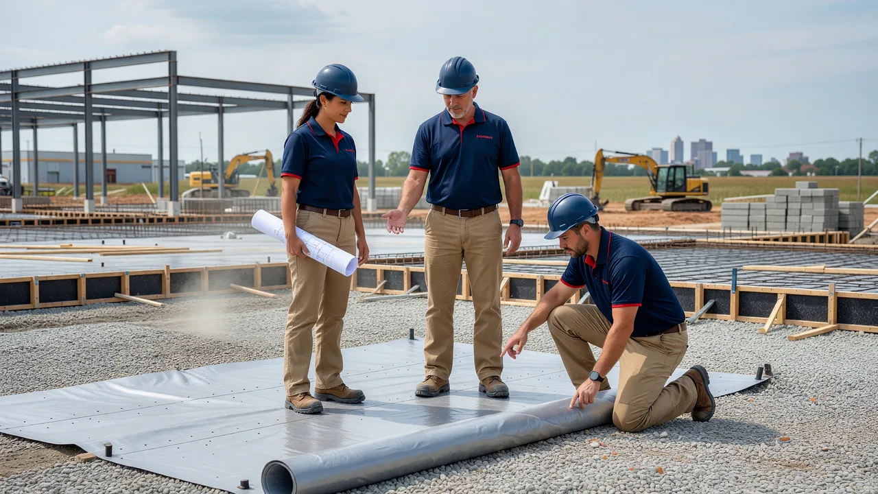 What Is a Vapor Barrier in Slab-on-Grade Construction and Do You Need One? team professional environment