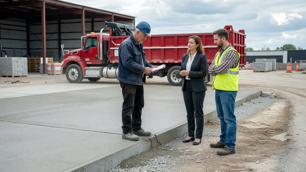 How Thick Does a Commercial Dumpster Pad Need to Be for Truck Loading? expert consultation