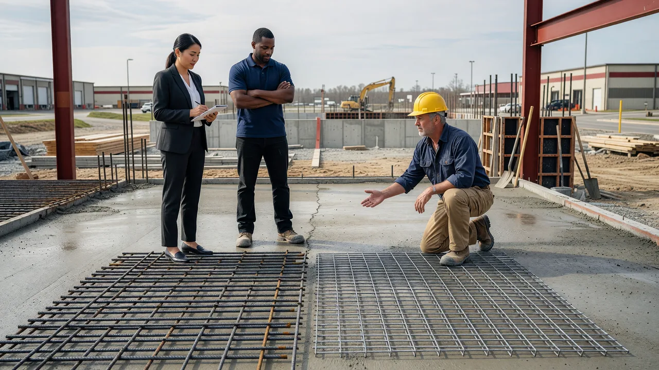 Rebar vs Wire Mesh Reinforcement — Which Is Right for Your Commercial Slab? expert consultation
