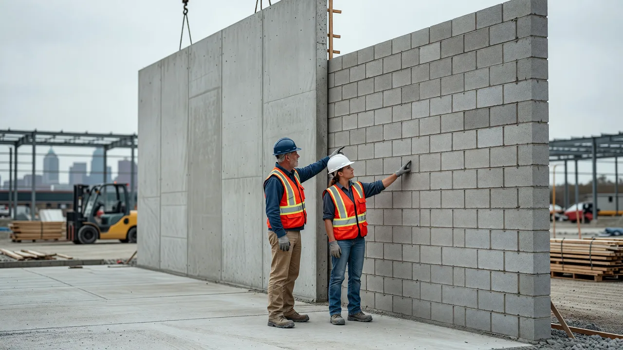 Tilt-Up vs CMU (Concrete Block) Construction for Warehouses professional business