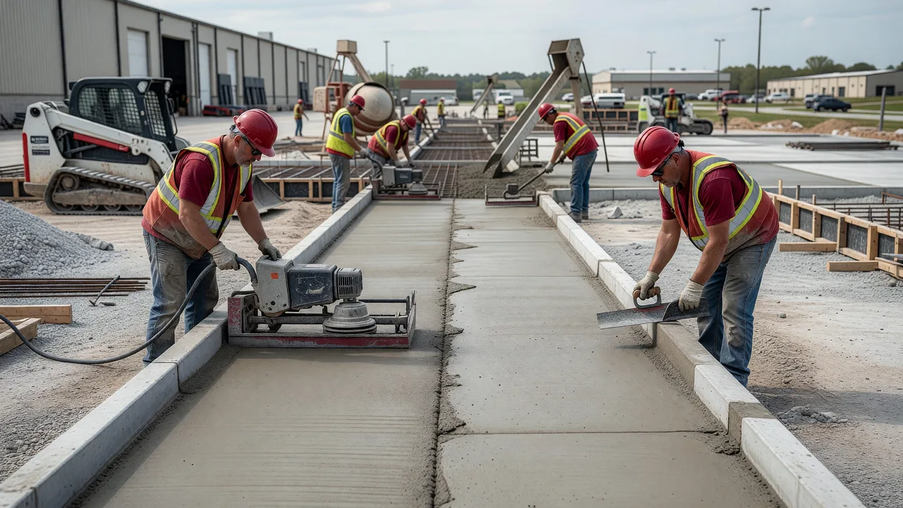 Machine-Formed vs Hand-Formed Curb and Gutter professional business