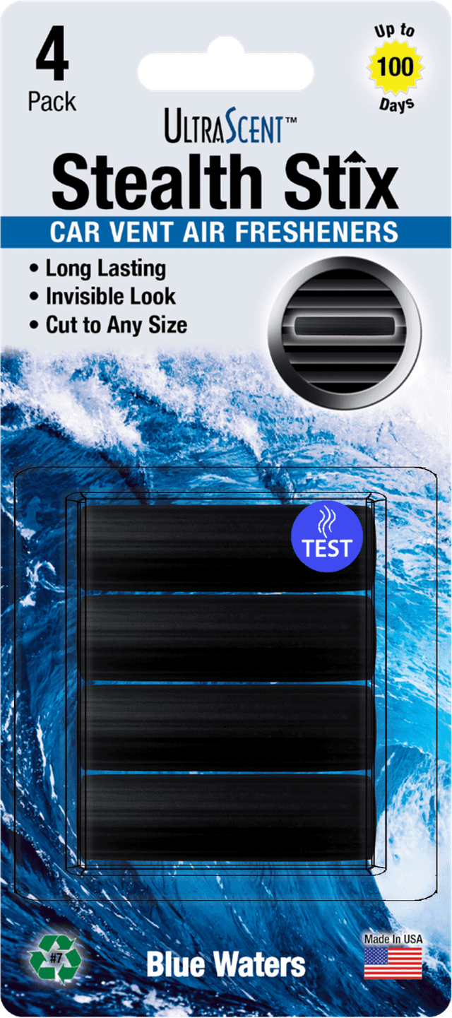 Stealth Stix Blue Waters Car Vent Air Freshener | 100 Days