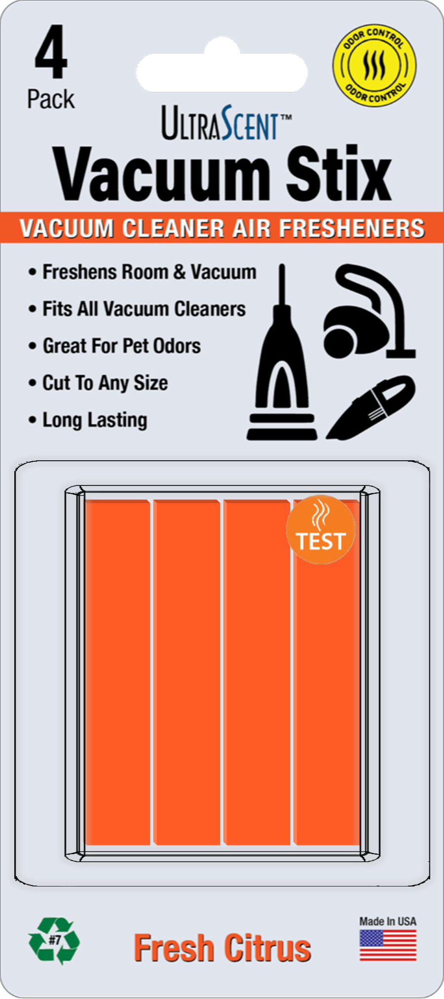 Vacuum Air Fresheners | UltraScent Polymer Stix